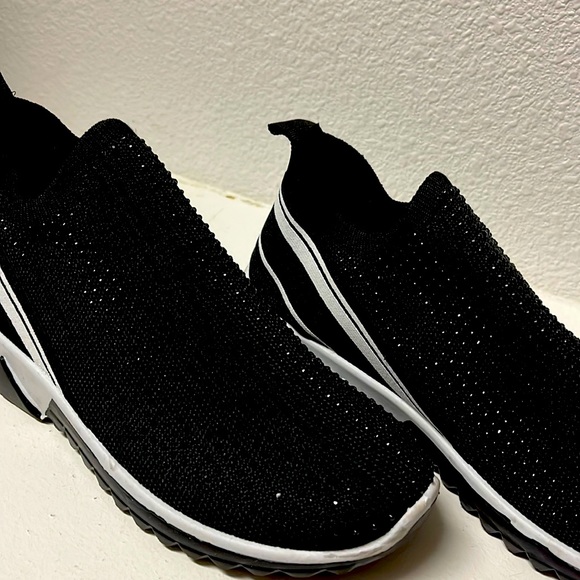 Black rhinestone sneakers - Picture 1 of 3